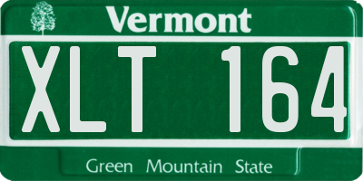 VT license plate XLT164