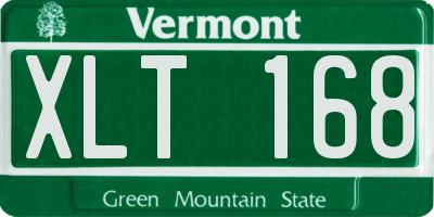 VT license plate XLT168