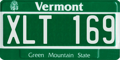 VT license plate XLT169