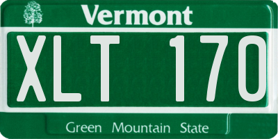 VT license plate XLT170