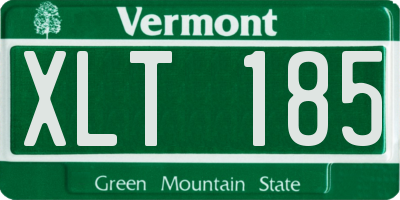 VT license plate XLT185