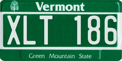 VT license plate XLT186