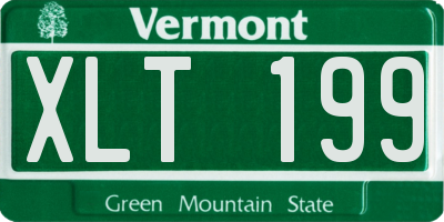 VT license plate XLT199