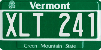 VT license plate XLT241
