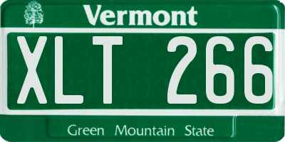 VT license plate XLT266