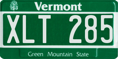VT license plate XLT285