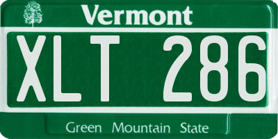 VT license plate XLT286