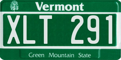 VT license plate XLT291