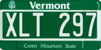 VT license plate XLT297