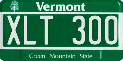 VT license plate XLT300