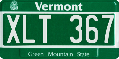 VT license plate XLT367