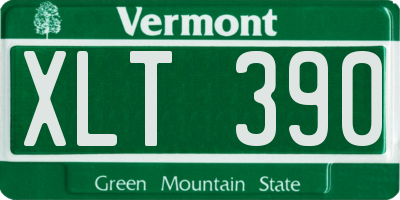 VT license plate XLT390