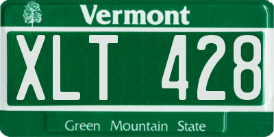 VT license plate XLT428
