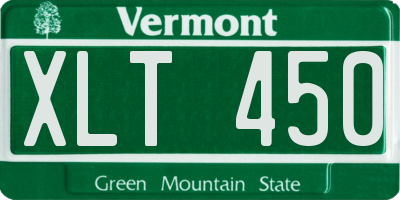 VT license plate XLT450