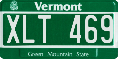 VT license plate XLT469