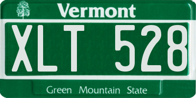 VT license plate XLT528