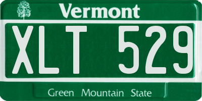 VT license plate XLT529