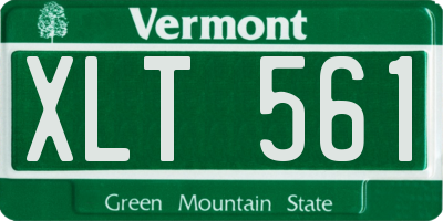 VT license plate XLT561