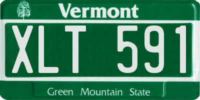VT license plate XLT591