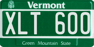 VT license plate XLT600