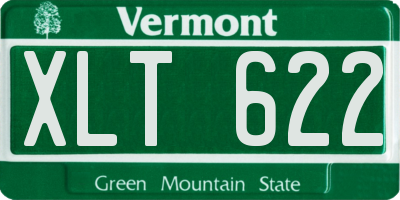 VT license plate XLT622