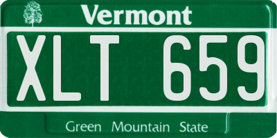 VT license plate XLT659