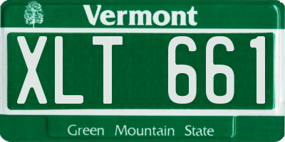 VT license plate XLT661