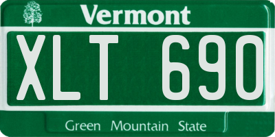 VT license plate XLT690