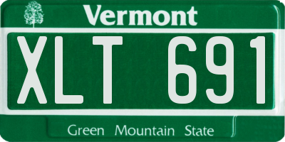 VT license plate XLT691