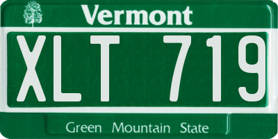 VT license plate XLT719