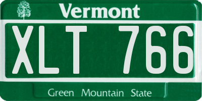 VT license plate XLT766