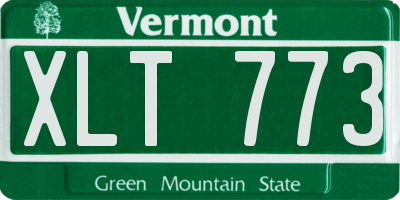 VT license plate XLT773