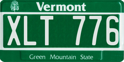 VT license plate XLT776