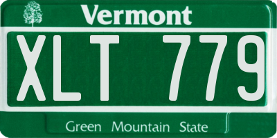 VT license plate XLT779