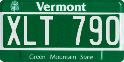VT license plate XLT790