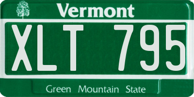 VT license plate XLT795