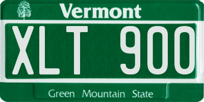 VT license plate XLT900
