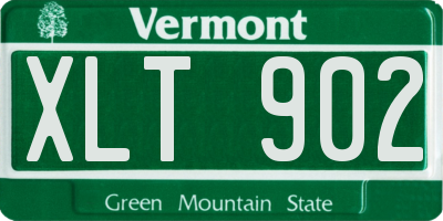 VT license plate XLT902