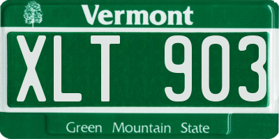 VT license plate XLT903
