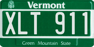 VT license plate XLT911