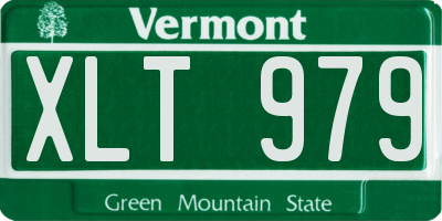 VT license plate XLT979