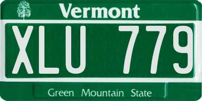 VT license plate XLU779