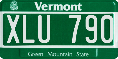 VT license plate XLU790