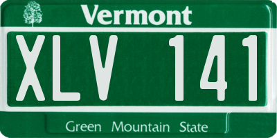 VT license plate XLV141