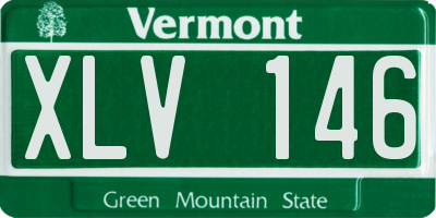 VT license plate XLV146