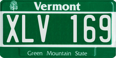 VT license plate XLV169