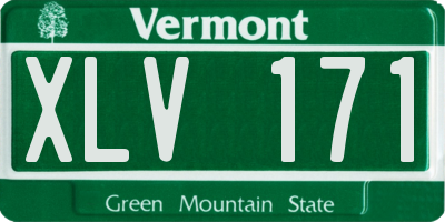 VT license plate XLV171