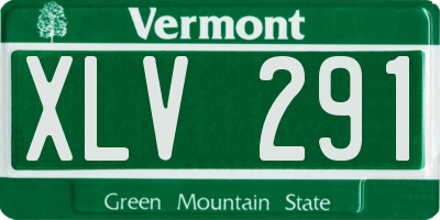 VT license plate XLV291