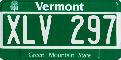 VT license plate XLV297