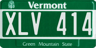 VT license plate XLV414